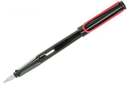 Amazon | LAMY Joy書道セット、ブルーインクカートリッジ付きブラック